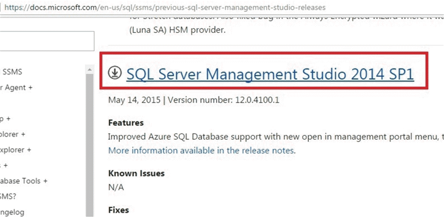 install sql server management studio